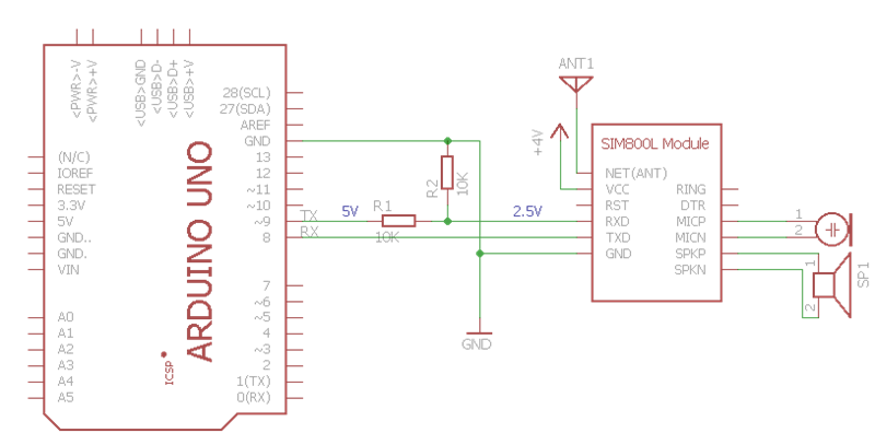 В данном примере полярность подключения значения не имеет