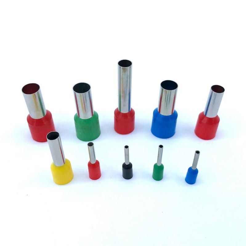 Наконечники для обжима скримпером 0,5-6мм2 (23-10AWG, разноцветные)